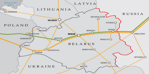 Russian-Belarus border crossing warning 2017